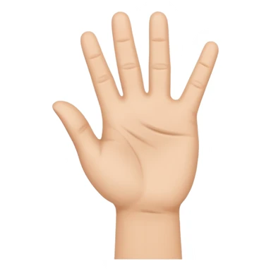 hand waving greeting sticker