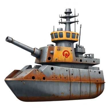 One inch destroyer sticker
