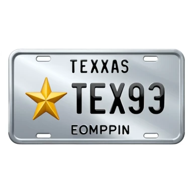 patente auto texas sticker