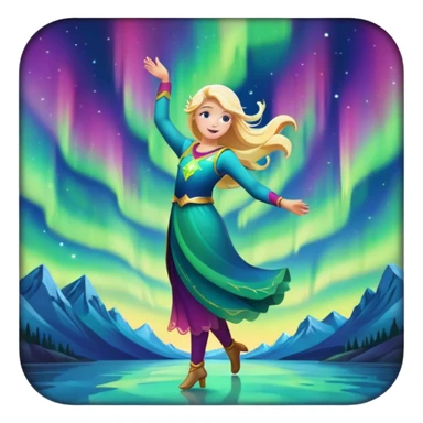 only northern lights sticker