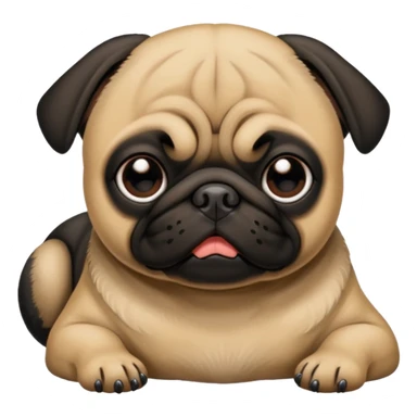 Pug morto sticker