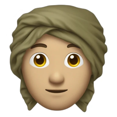 Homme énervé avec une cagoule sticker