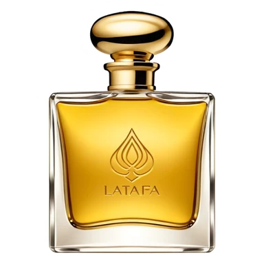 lattafa khamrah perfume square with logo like the original sticker
