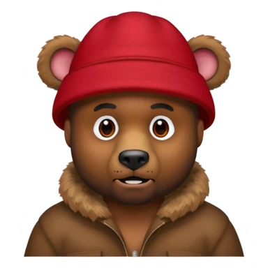 kanye west bear man sticker