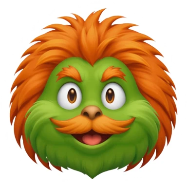 A baddie lorax sticker