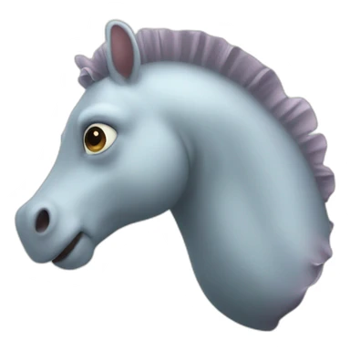 hippocampe eau sticker