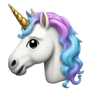 unicorn with poop sticker