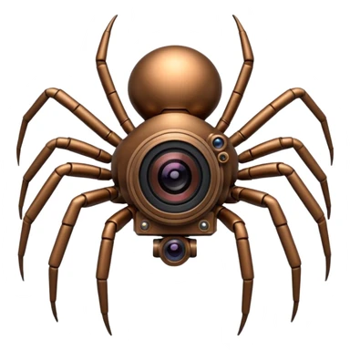 camera spider sticker
