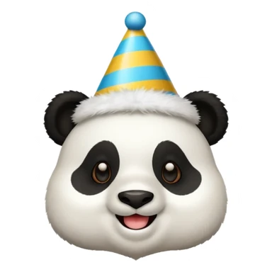 Happy Birthday panda sticker