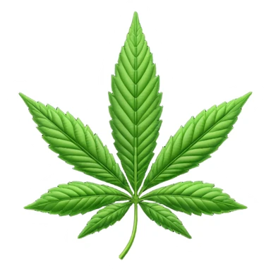 Hoja de la marihuana emoji sticker