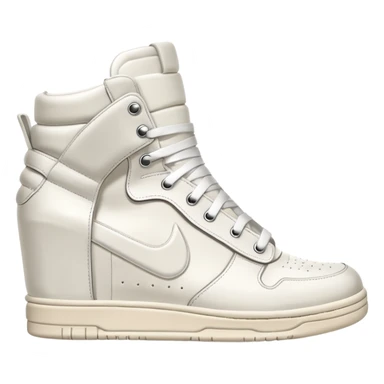 rick owens milk dunk all white sticker