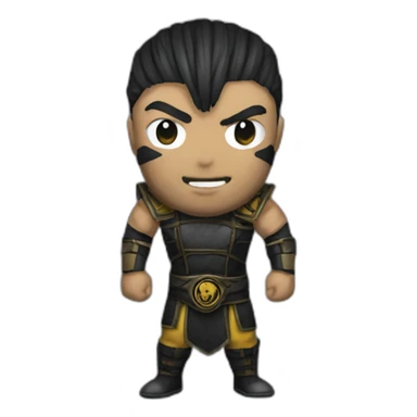 mortal kombat jax sticker