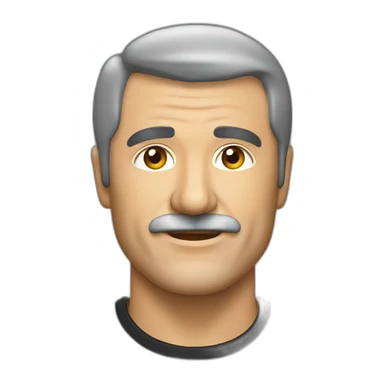 Jean-Marie Bigard black skinny t shirt sticker