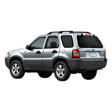 Car, grey 2003 Ford Escape XLT, side shot sticker