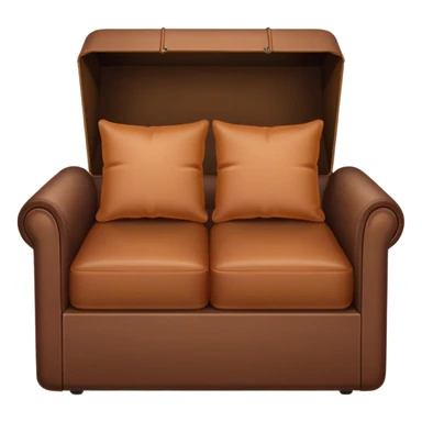 Couch or lamp in box
 sticker