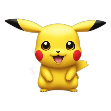 Pikachu on H2R sticker