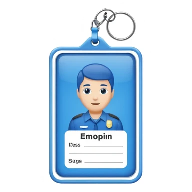 Security badge/card  sticker