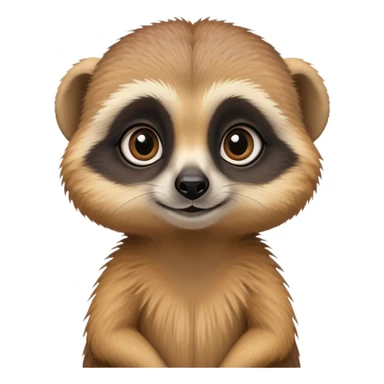 Girly meerkat  sticker