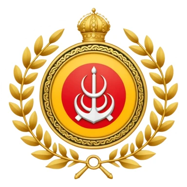 Emblem of the Islamic Revolutionary Guard Corps, an Iranian military institution sticker