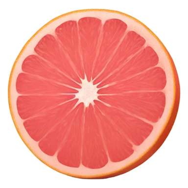 Pink grapefruit  sticker