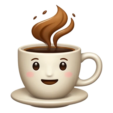 a hot cup of coffee sticker