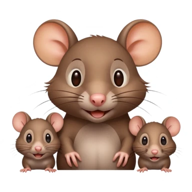 rat with family sticker
