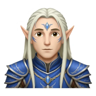 ESO male high elf sticker