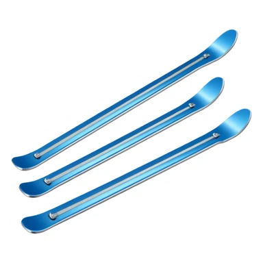 Étoile d'argent ski sticker