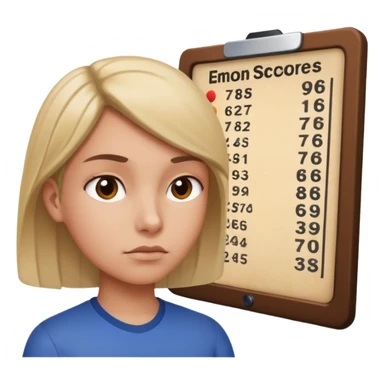 getting scores sticker