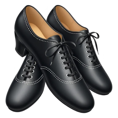 a pair of dancing shoes sticker