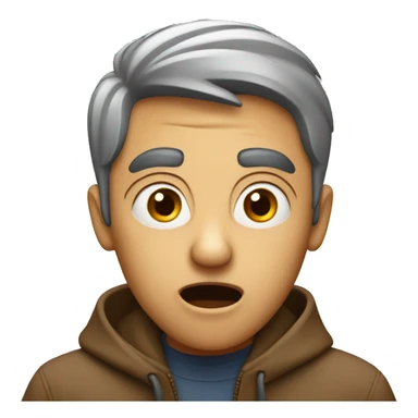 person who is surprised sticker