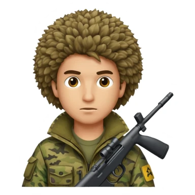 bushy sniper sticker