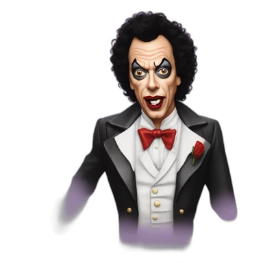 Tim Curry Rocky Horror sticker