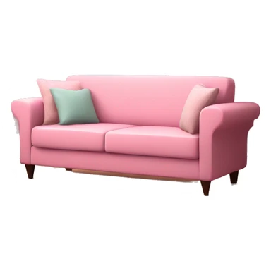 Pink pretty Living room sofa tv table sticker