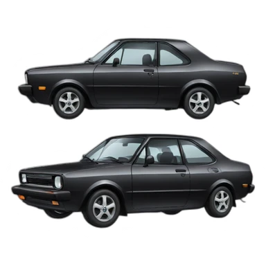 car black gr corolla sticker