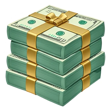 Teal $1 million dollars sticker