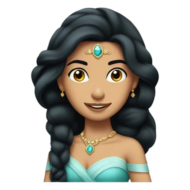 Princesa jasmine sticker