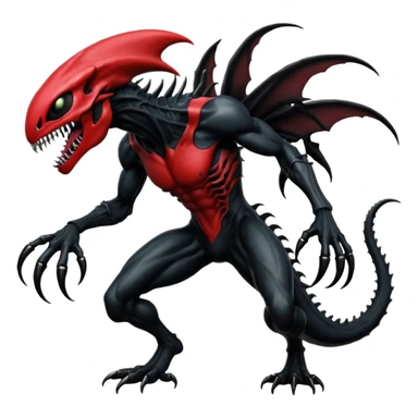  Venom-Yveltal-Darkrai-Xenomorph-hybrid-fantasy-creature (full body) sticker