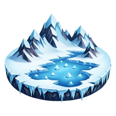 frozen land sticker