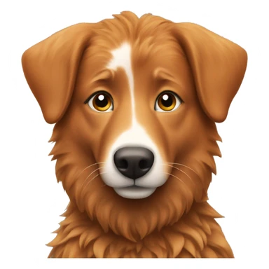 Ginger girl with a Australien Shepherd  sticker