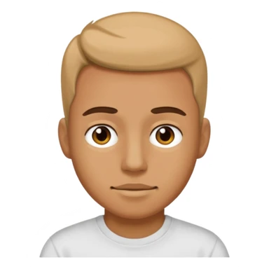 Person saying 67 sticker