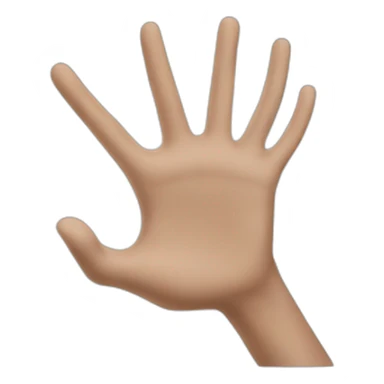 Arm reaching out sticker