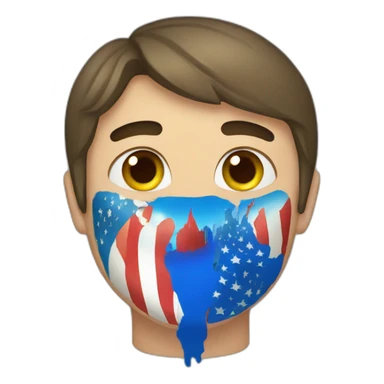 Russia + USA sticker