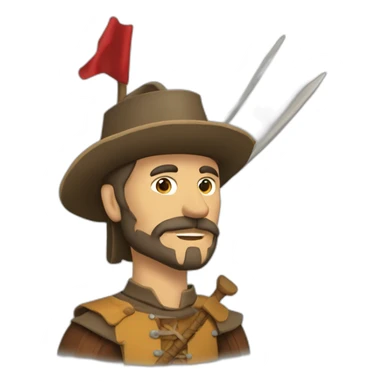 quijote de la mancha sticker