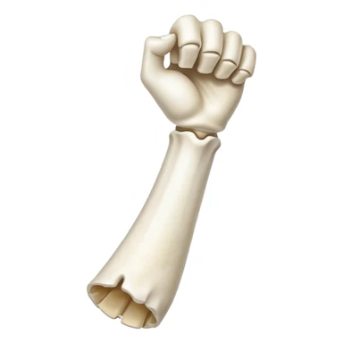 singular arm bone sticker