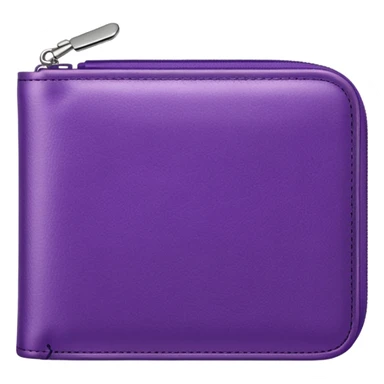 glitter purple wallet sticker