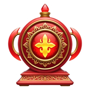 magical artifact red sticker