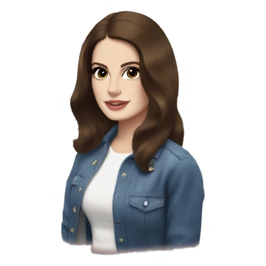 lana del rey being a mixmaster sticker