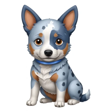 Blue heeler  sticker
