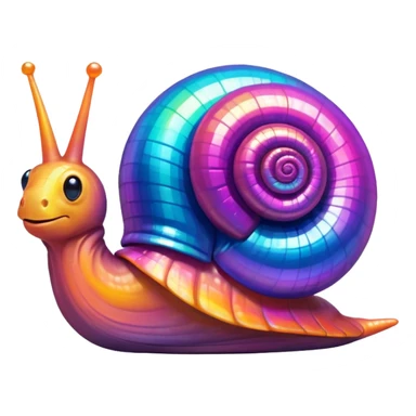 Disco snail sticker